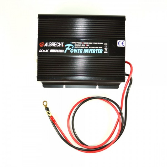Invertor de tensiune Albrecht  A301M 600W 24V Cod 47864