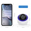 Camera de supraveghere  Pan-Tilt Auto Tracking WIFI, 2 Mp, slot card
