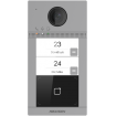 Kit videointerfon complet IP Hikvision pentru 2 familii