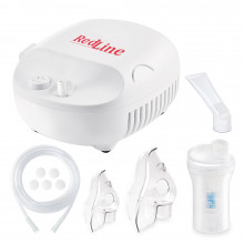 Aparat aerosoli RedLine NB-230C, nebulizator cu compresor, masca pediatrica si masca adulti