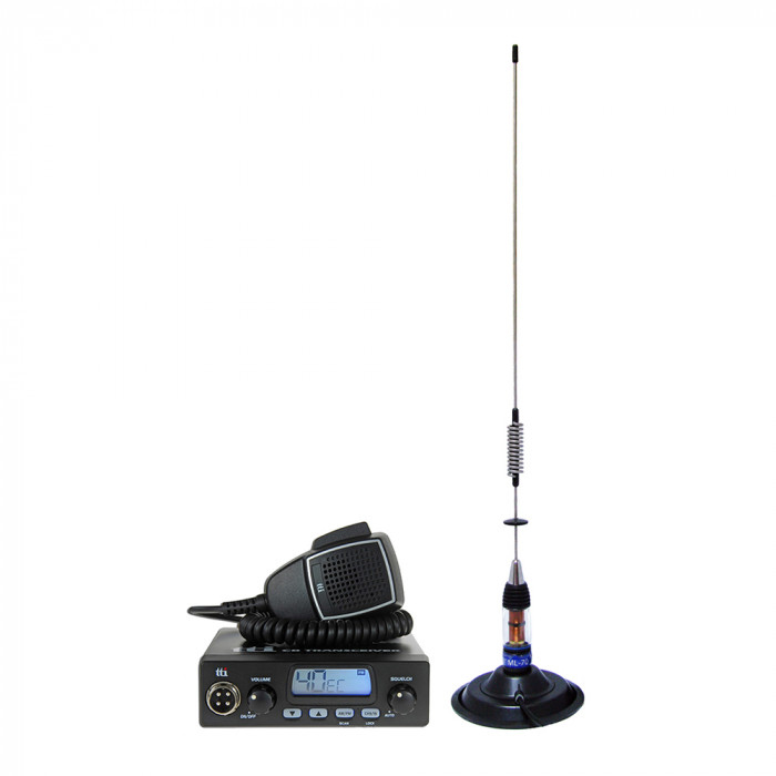 Kit Statie radio CB TTi TCB-550 + Antena PNI ML70