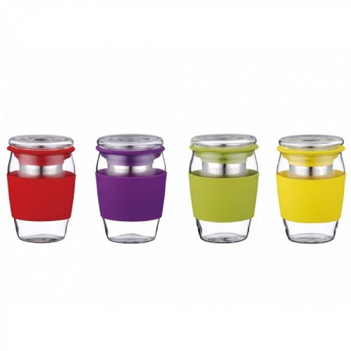 Cana sticla cu infuzor 500 ml PH-10038