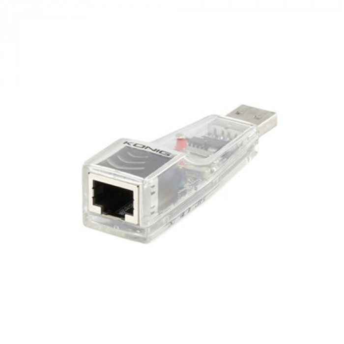Adaptor retea USB 2.0 <-> RJ45 Konig