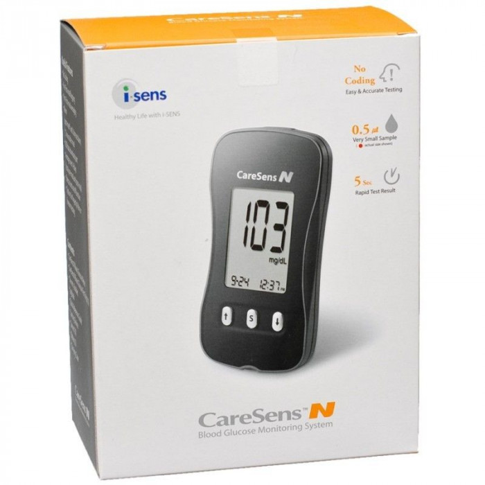 Pachet Glucometru CareSens N + 200 teste