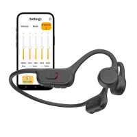Aparat auditiv cu conductie osoasa AudiSound F2C, conexiune bluetooth, reglaj frecvente din aplicatie telefon