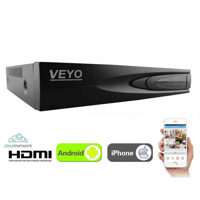 DVR 8 canale 1080N Veyo HVR8008C-K2