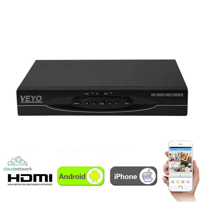 Network Video Recorder 8 canale video 2Mp IP ONVIF