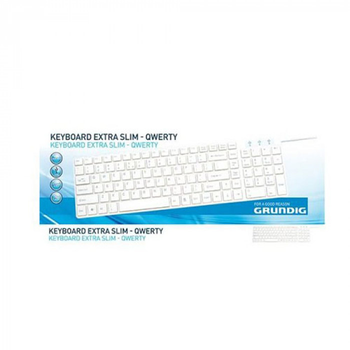 Tastatura USB alba, Grundig