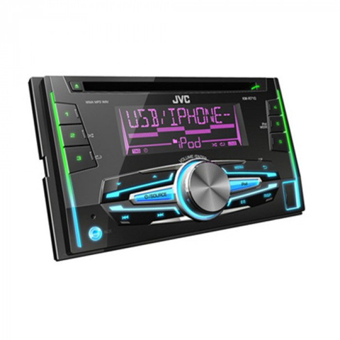 Radio CD auto JVC KW-R710EY, 4x50, USB, iluminare variabil