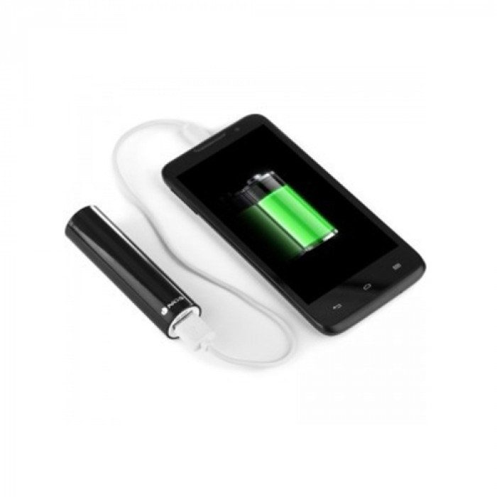 Acumulator USB portabil power bank 2200mAh 5V1A negru