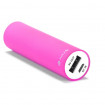 Acumulator USB portabil power bank 2200mAh 5V1A roz