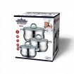 Set 3 oale cu capac 6 piese Peterhof PH-15236