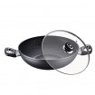 Wok Aluminiu cu Strat de Marmura 30 cm  PH-15410-30