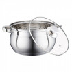 Cratita Peterhof, Inox, 6.50 l, 24 cm, Capac, Argintiu 