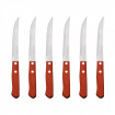 Set cutite Peterhof, 6 piese, Inox, Argintiu/Maro  PH-22431