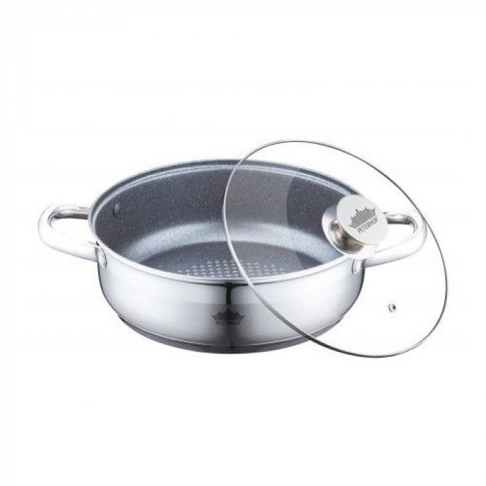 Cratita de inox cu interior de granit 5.5l Peterhof PH-25309 