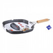 Tigaie grill Peterhof, 28.50 cm, Aluminiu, Interior Granit, Gri PH-25322