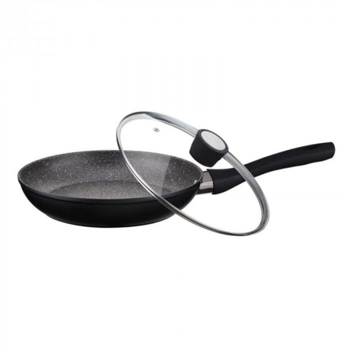 Tigaie granit Peterhof PH-25346-24, 24 cm, capac inclus 