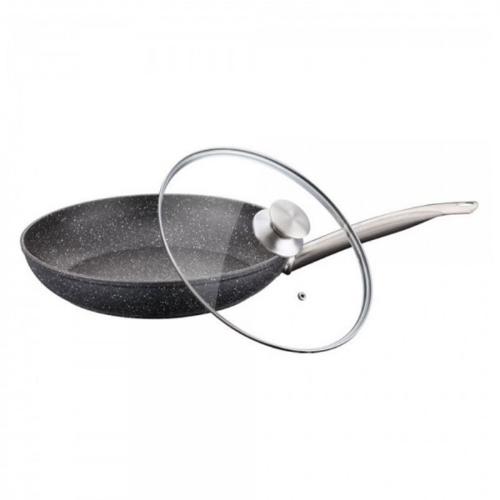 Tigaie granit Peterhof PH-25350-24, 24 cm, capac inclus 
