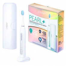Periuta de dinti electrica VITAMMY Pearl+, 82000 vibratii/min, 3 moduri de periaj, Alb Periuta de dinti electrica VITAMMY Pearl+, 82000 vibratii/min, 3 moduri de periaj, Alb