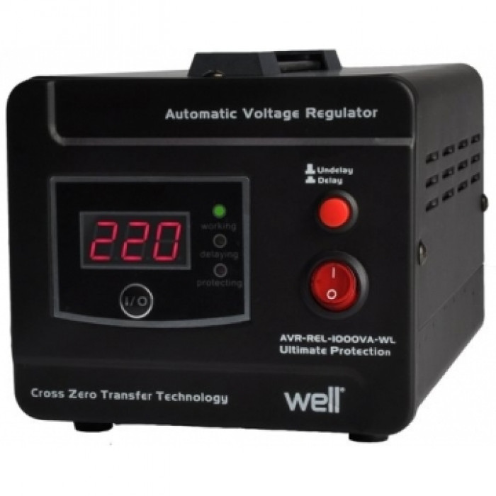 Stabilizator tensiune cu releu 1000VA 600W