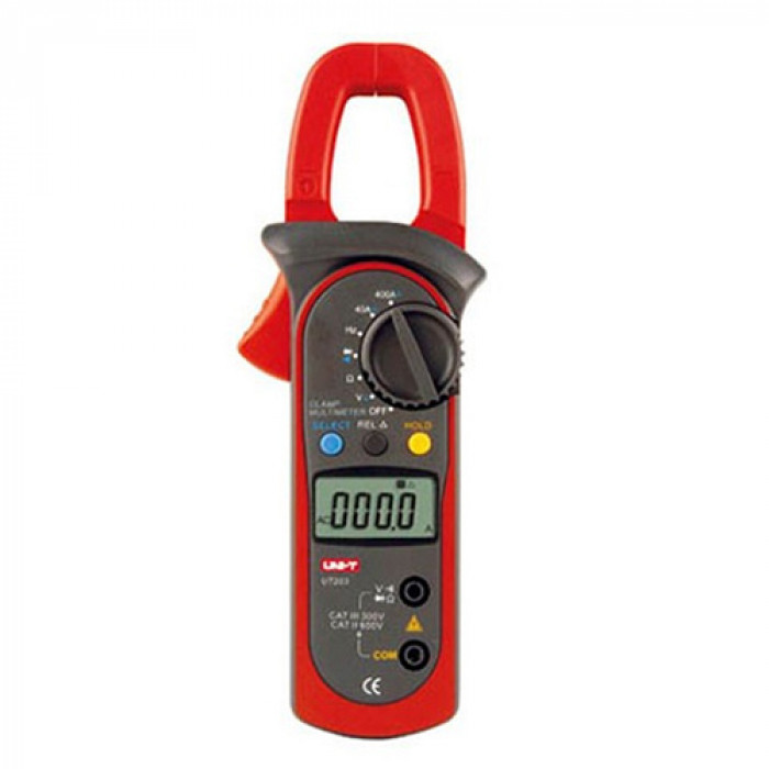 Multimetru digital cu clema UT 203, 4 functii