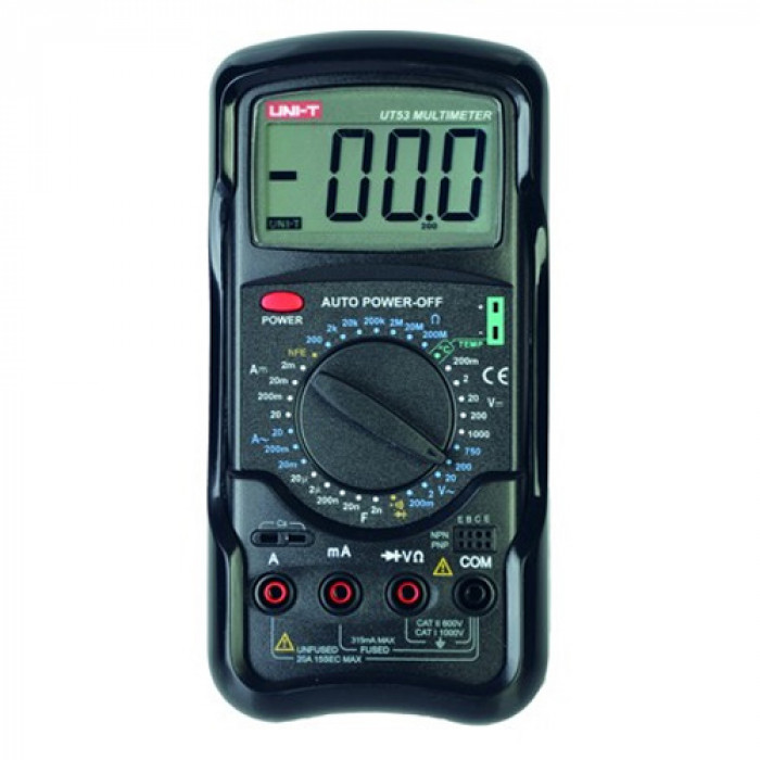 Multimetru digital UT 53, 8 functii