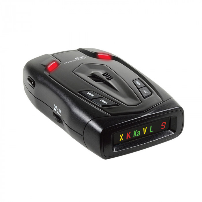 Detector de radar Whistler GT-268XI, detectie benzi X K KA, Laser 360