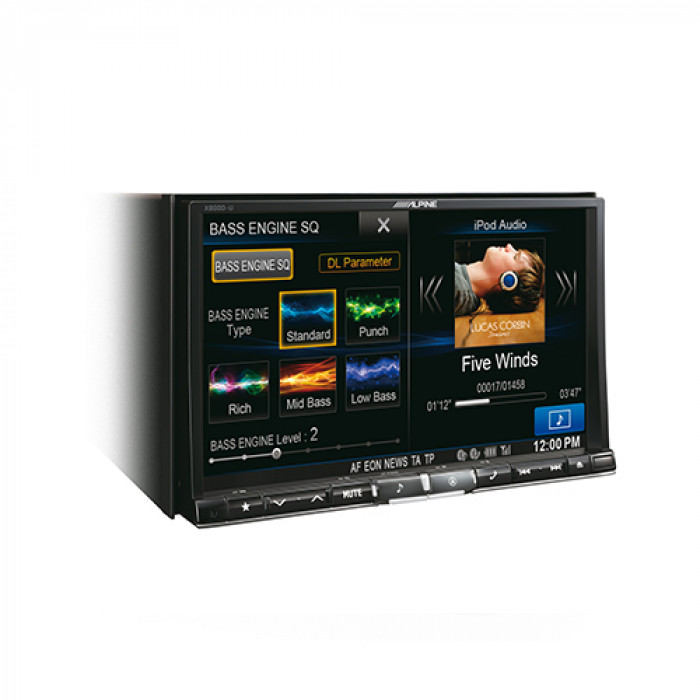 Sistem DVD Multimedia 2-DIN Cu Navigatie Integrata si Ecran de 8" Alpine X800D-U