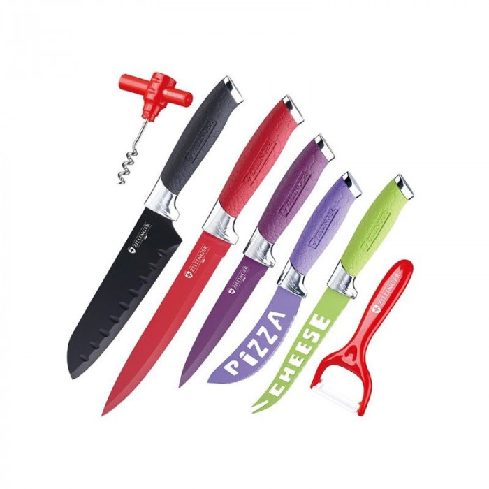 Set cutite 7 piese Zillinger, multicolor ZL-746  