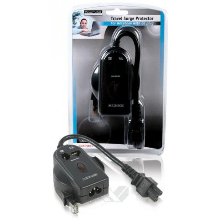 Adaptor mobil cu prot. la supra tensiune pt. Laptop Konig