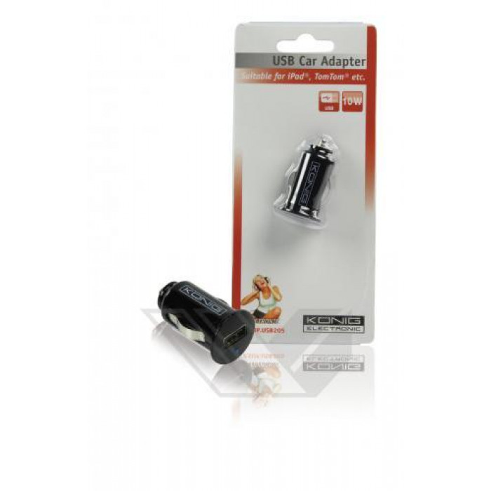 Alimentator mini bricheta auto USB, Konig