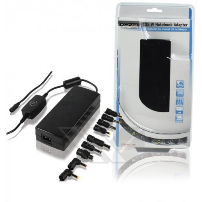 Alimentator universal laptop 125W, Konig