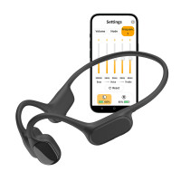Aparat auditiv tip casca cu conductie osoasa Audisound F2H, tehnologie bluetooth, ajustare frecvente