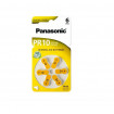 Baterii Zinc-Aer Panasonic PR10 pentru aparatele auditive - 6 buc.
