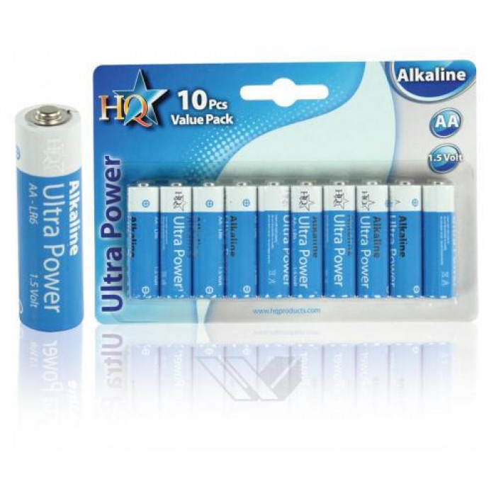 Baterie alcalina 1.5VDC AA(R6) 10buc/bl HQ
