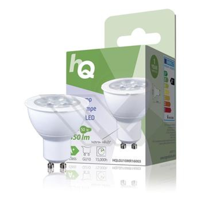 Bec cu led MR16 GU10 5.5 W lumina calda HQ