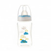 Biberon 125 ml si tetina silicon 0+