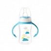 Biberon cu manere 250 ml si tetina silicon 6+
