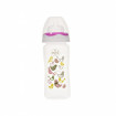 Biberon gat larg 270 ml cu tetina silicon 3+ Minut Baby