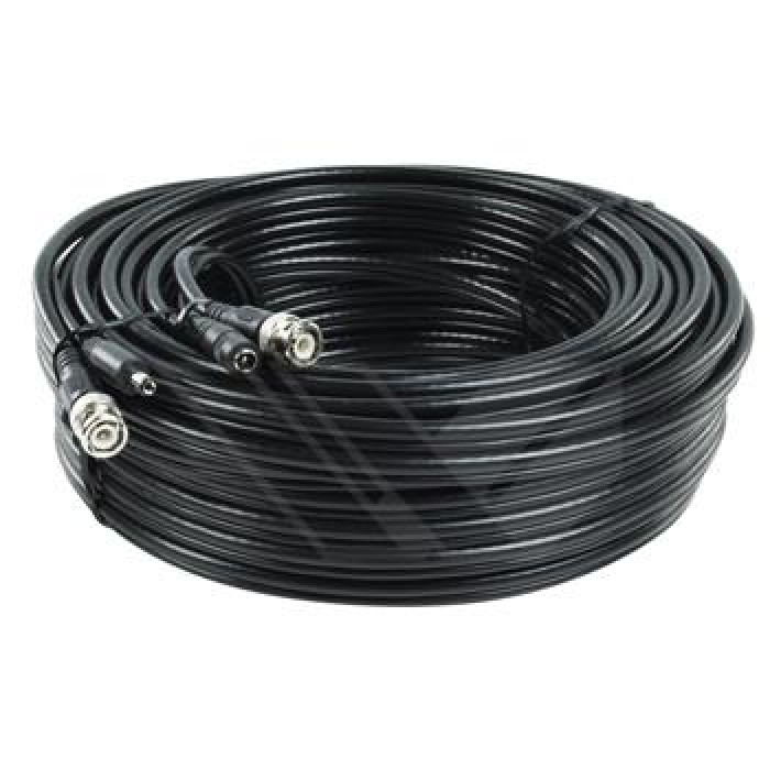 Cablu coaxial securitate RG59 30 m cu alimentare, Konig