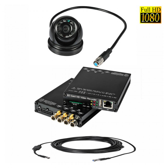 Sistem supraveghere DVR AUTO 1080P 4 Canale Video/Audio WIFI
