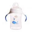 Cana cu manere si cioc de silicon Minut Baby, 300 ml, 6+