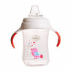 Cana cu manere si cioc de silicon Minut Baby, 300 ml, 6+