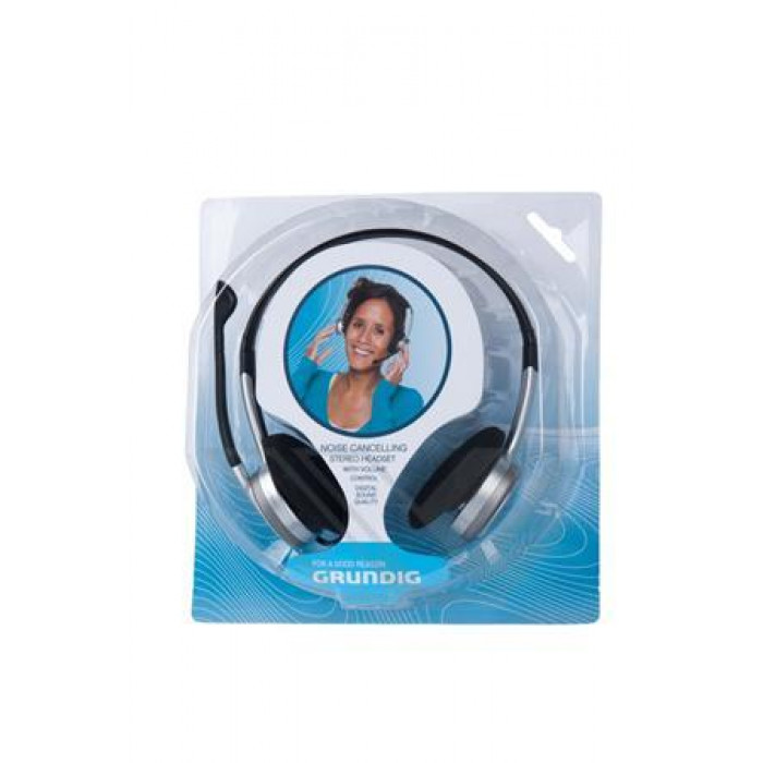 Casca multimedia stereo   cu control volum Grundig