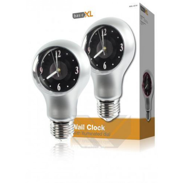 Ceas de perete cu ecran luminat BasicXL