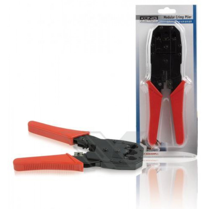 Cleste de sertizare RJ10, RJ11, RJ12, RJ45, Konig