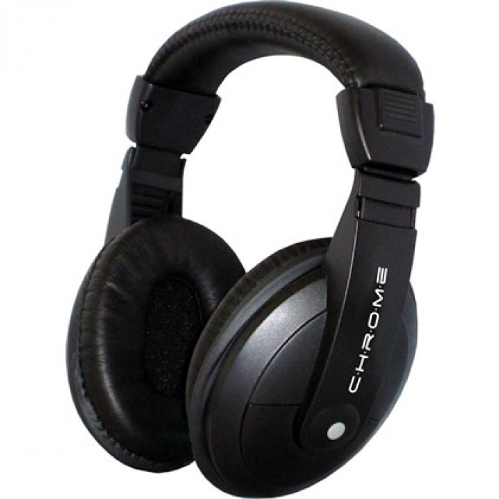 Casti multimedia cu microfon HEADSET03-CHR