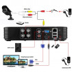 DVR hibrid 5MP cu 4 canale AHD si 8 canale IP VEYO-FHD45MP