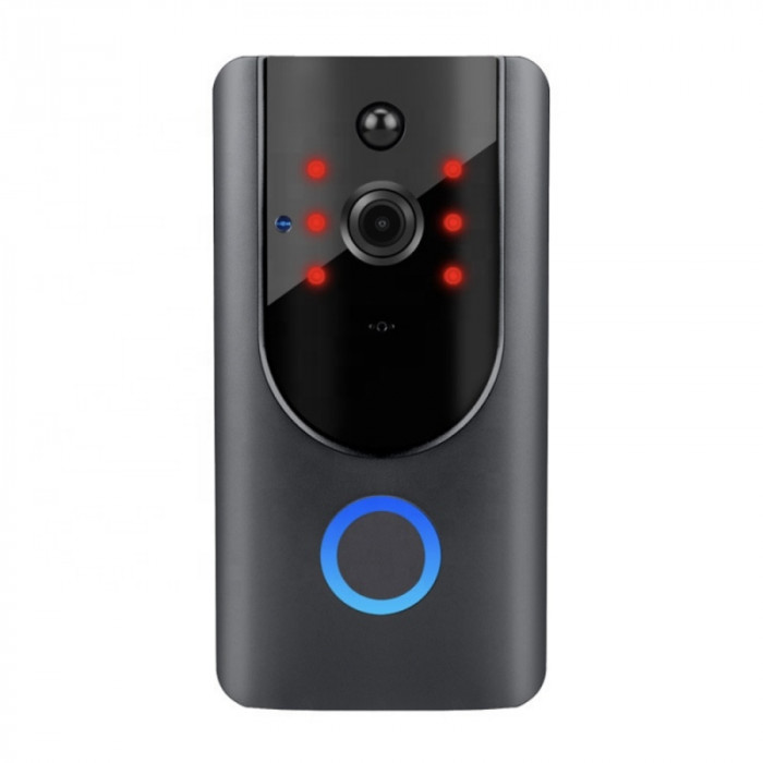 Interfon video inteligent VEYO DB200C WiFi Full HD, P2P, acumulator, sonerie wireless inclusa